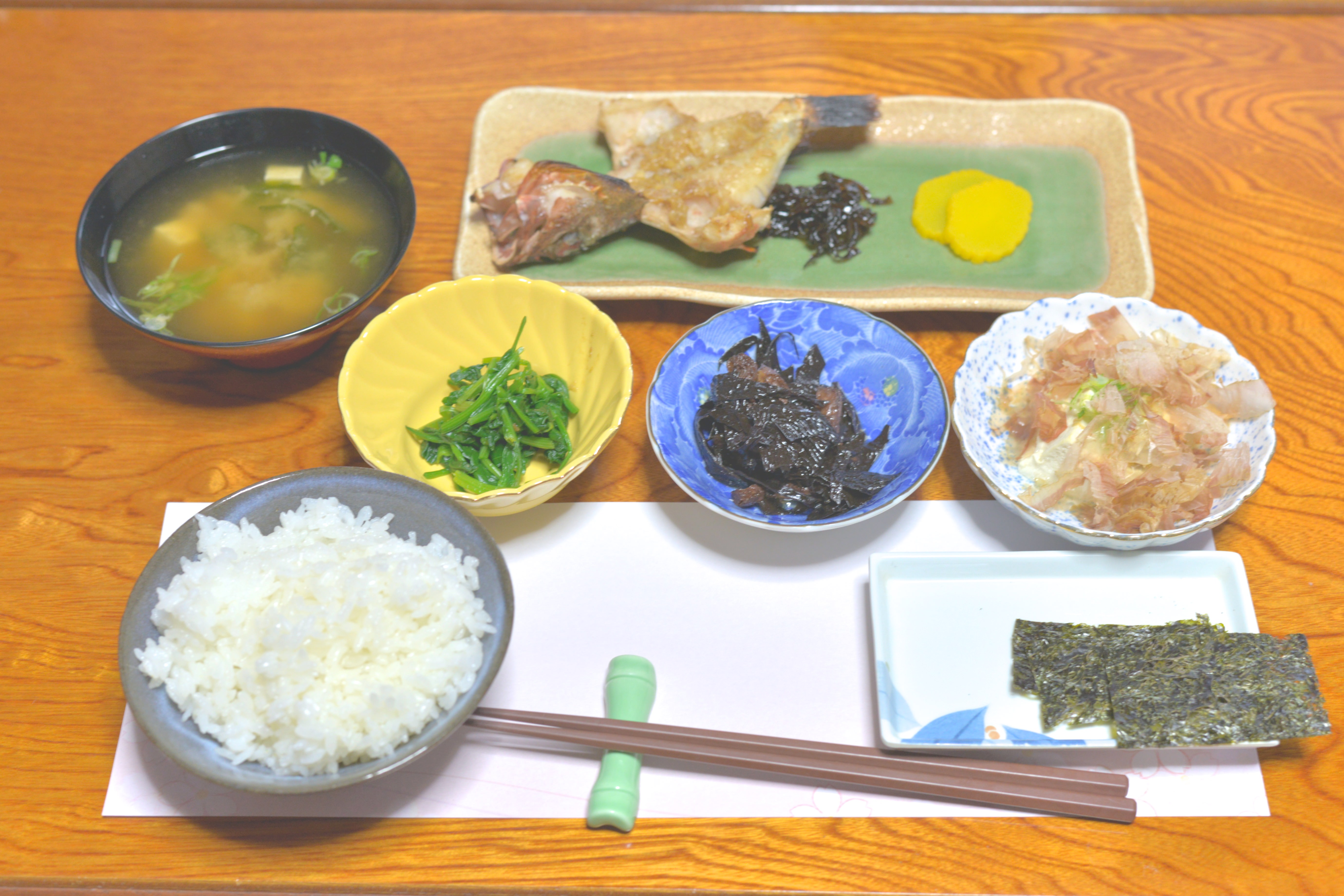 但馬屋で出してもらう朝ごはん