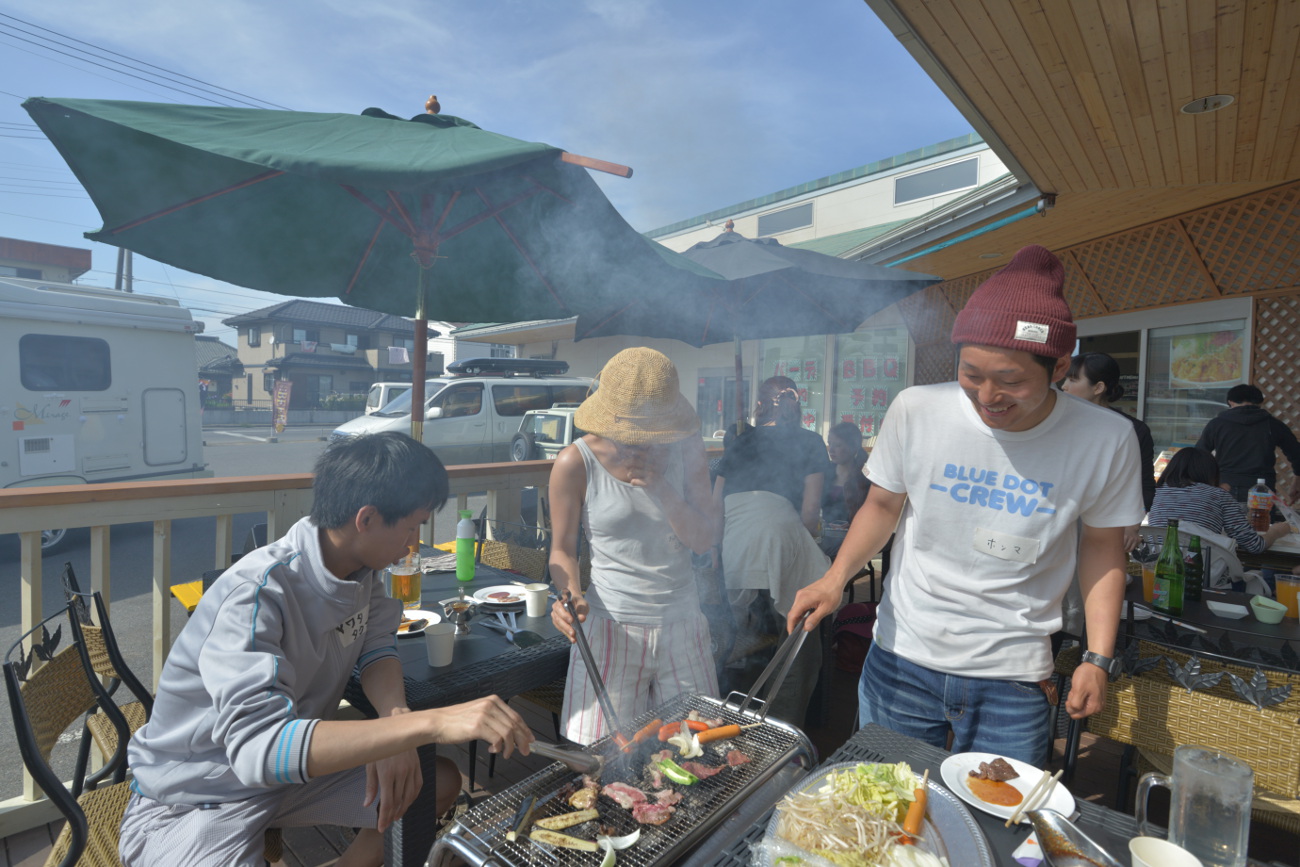 BBQの様子