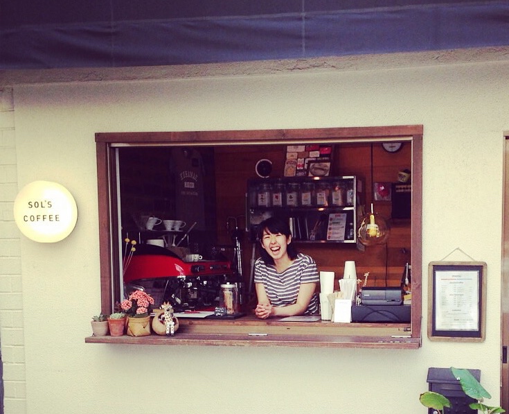 ソルズコーヒー店主の荒井さん