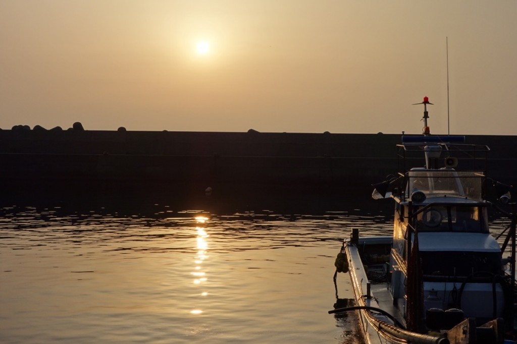 下甑島の夕暮れ