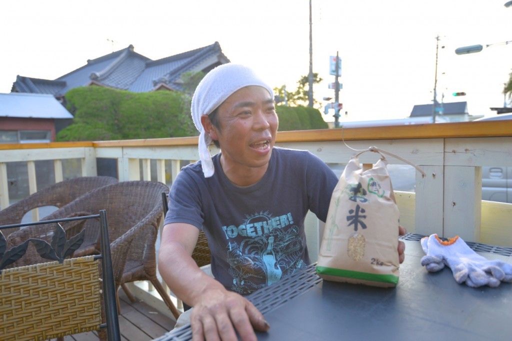 熱田さんと、こだわりのお米