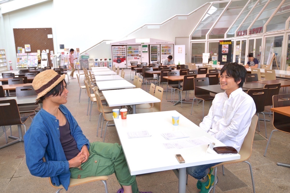 小倉ヒラクさんと中里祐次さん