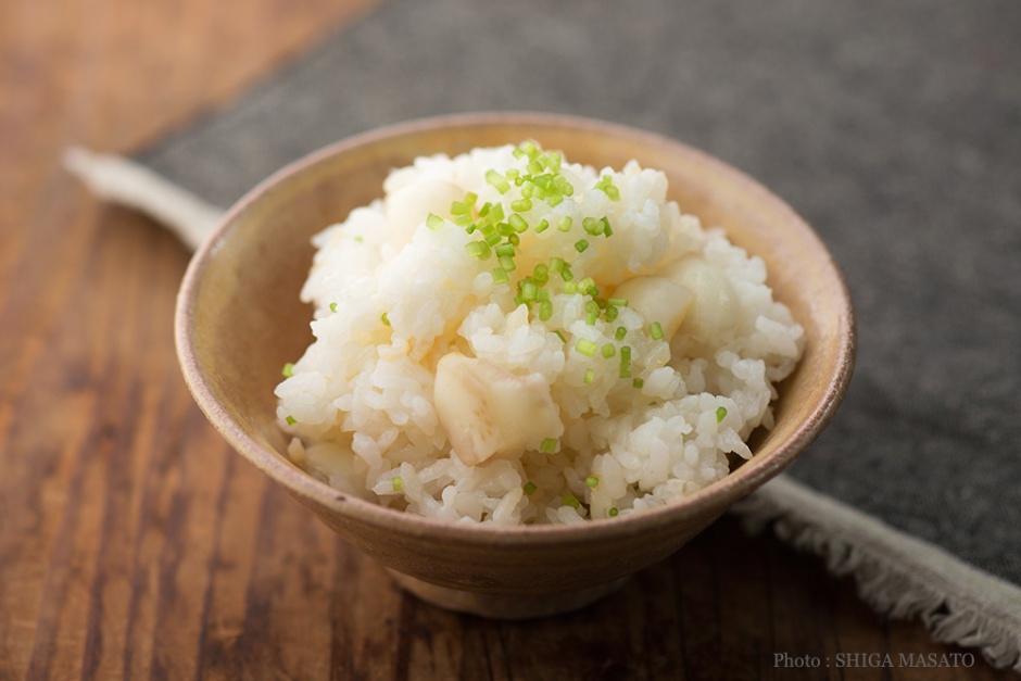 菱の実ごはん