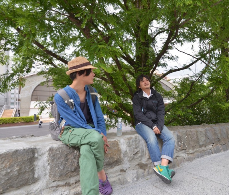 小倉ヒラクさんと中里祐次さん 小倉ヒラクさんと中里祐次さん