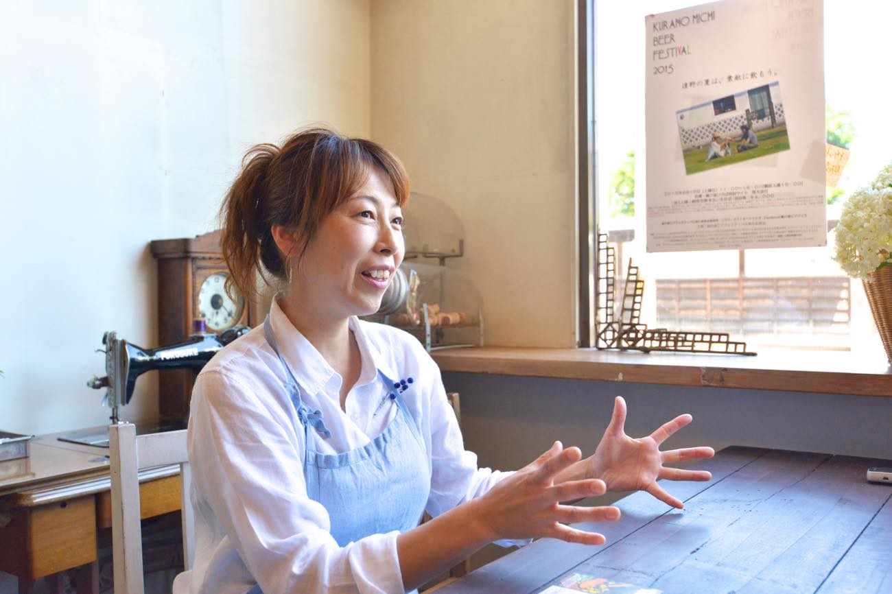 「on-cafe」店主・菊池れいこさん