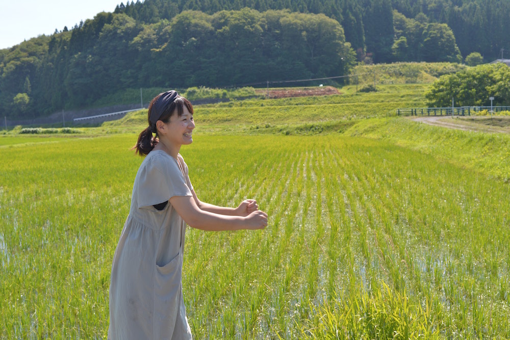岩手県遠野市「風土農園」の伊勢崎まゆみさん