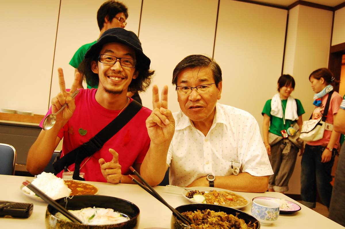 新山さんと鯖江市長