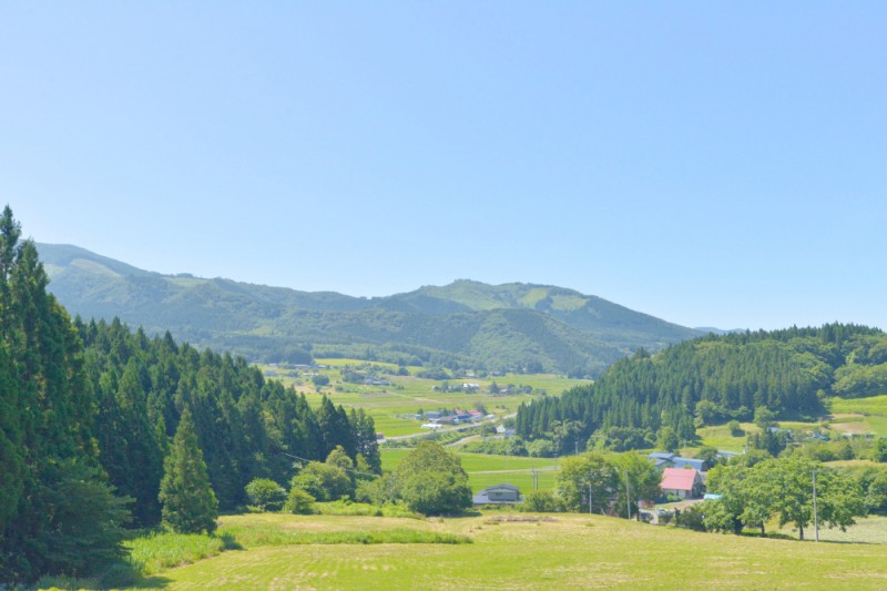 遠野の山岳地帯