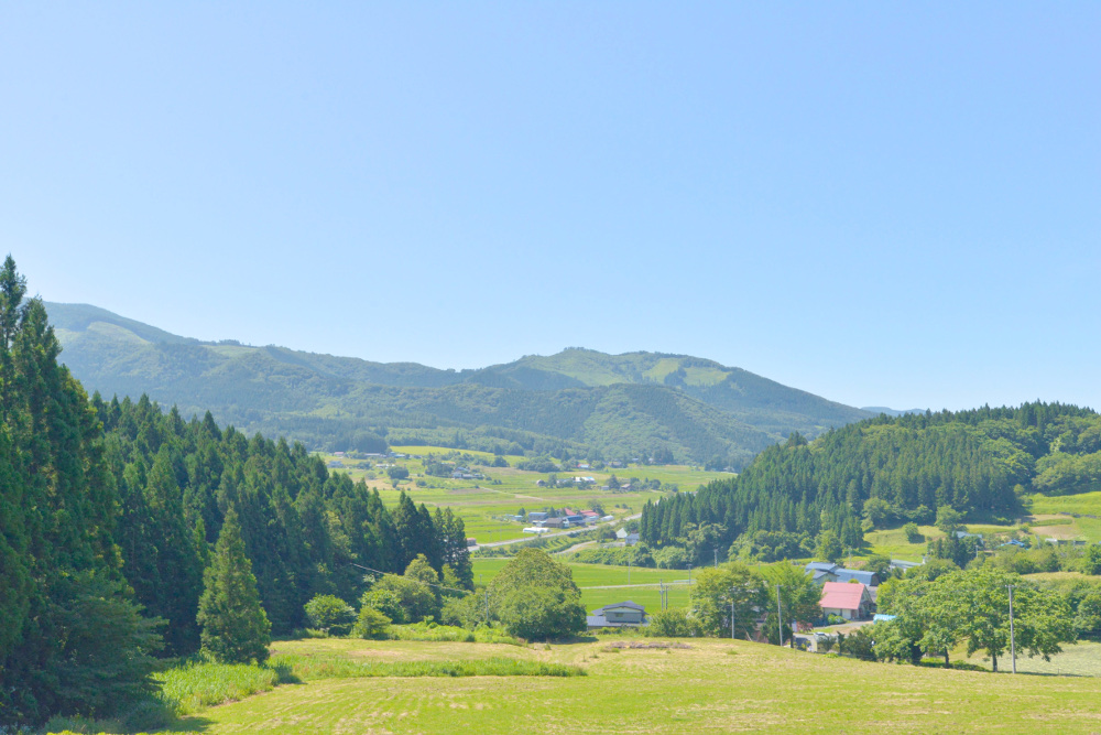 遠野の山岳地帯