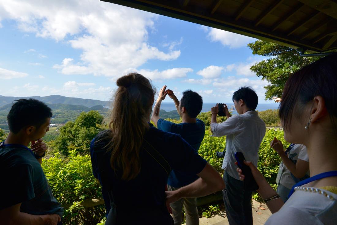隠岐の島を眺める風景