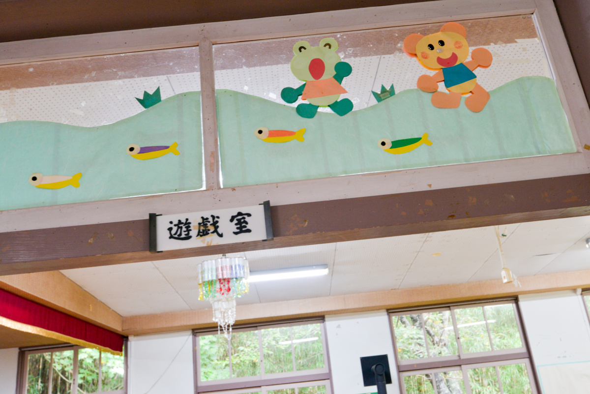 表札などはそのまま残っている