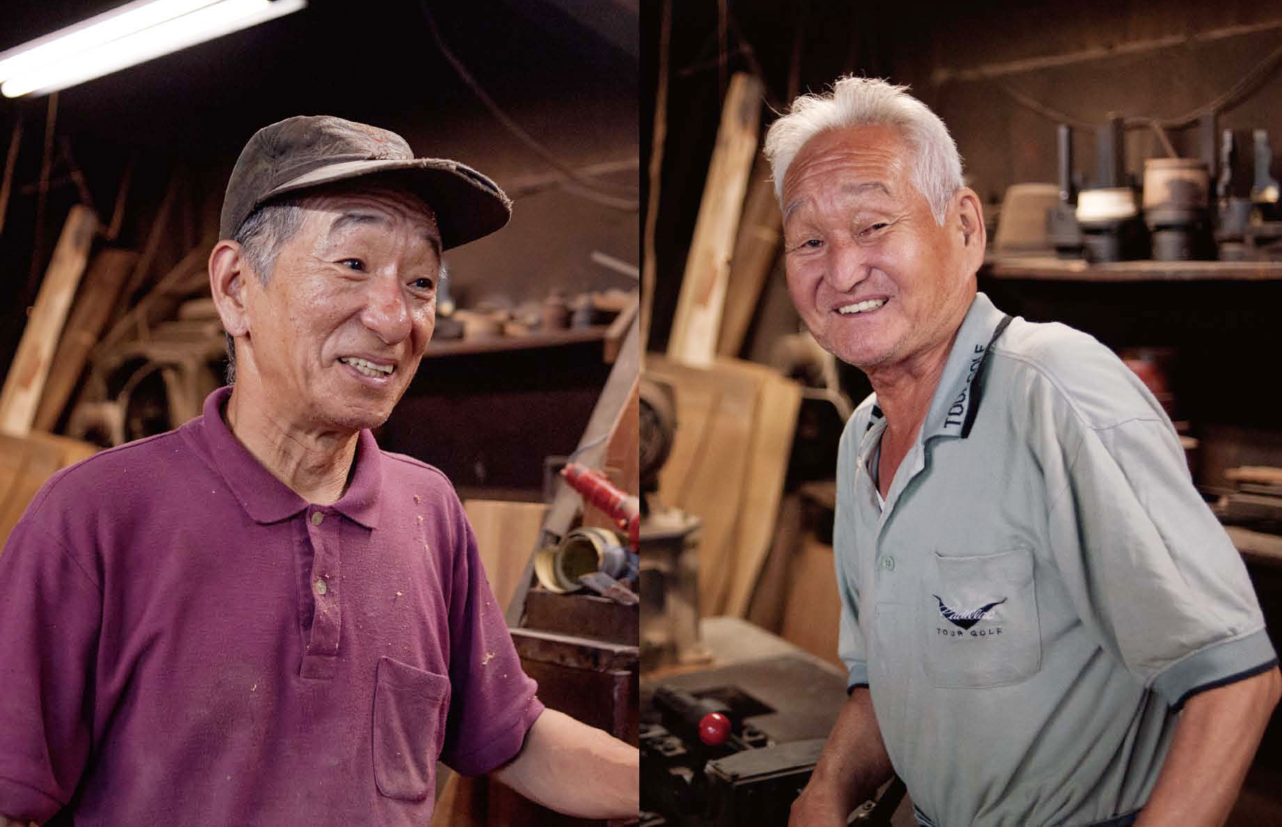 神山しずくプロジェクトの商品加工を手がけている「誠秀工芸」の宮竹さん兄弟