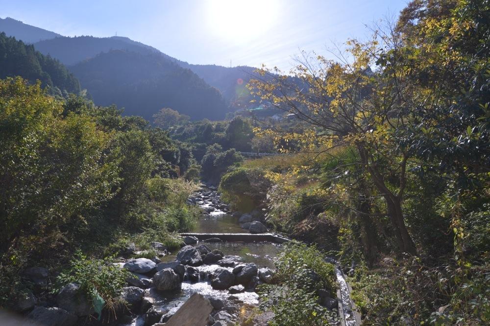 徳島県神山町の自然の様子