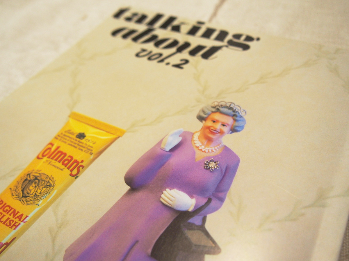 「talking about」Vol.2の表紙