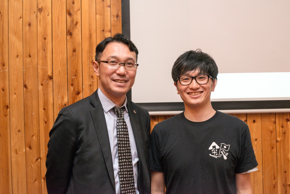 写真左から、南章也さん、平井巧さん