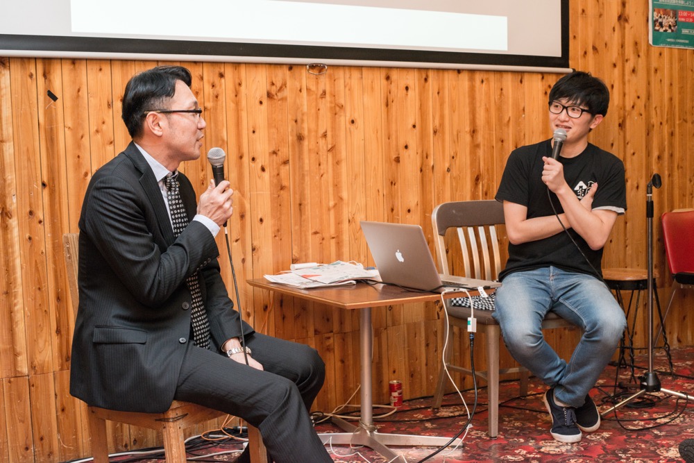 写真左から、南章也さん、平井巧さん