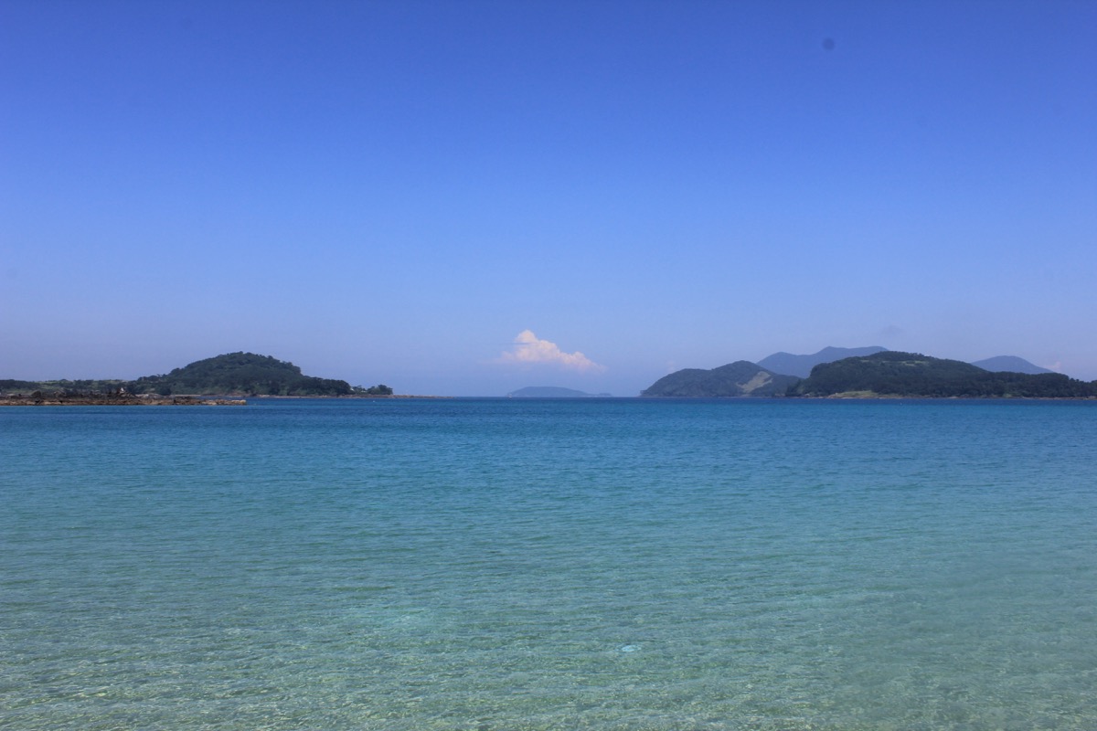 小値賀の海水浴場