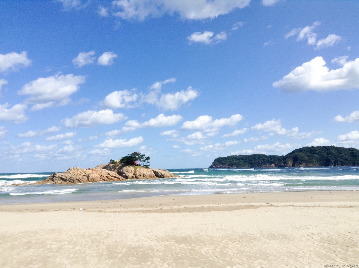 鳥取県岩美町の海岸