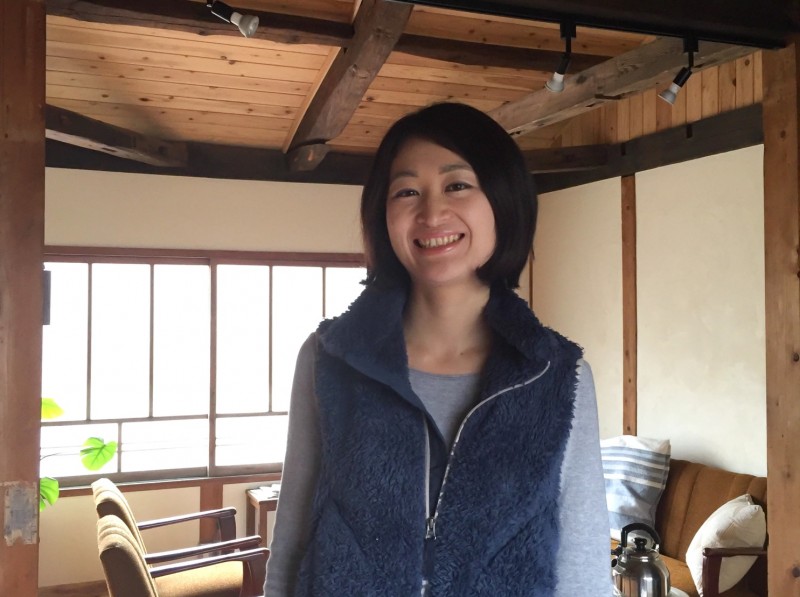 鳥取県岩美町地域おこし協力隊の田中泰子さん 鳥取県岩美町地域おこし協力隊の田中泰子さん