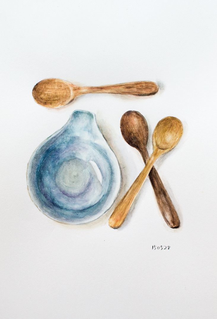 片山さんのイラストの一例（出典：塩と砂糖としょう油 素材の味を 生かす｜くらしのきほん）