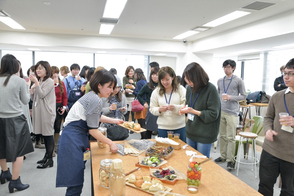 編集女子イベントのケータリング