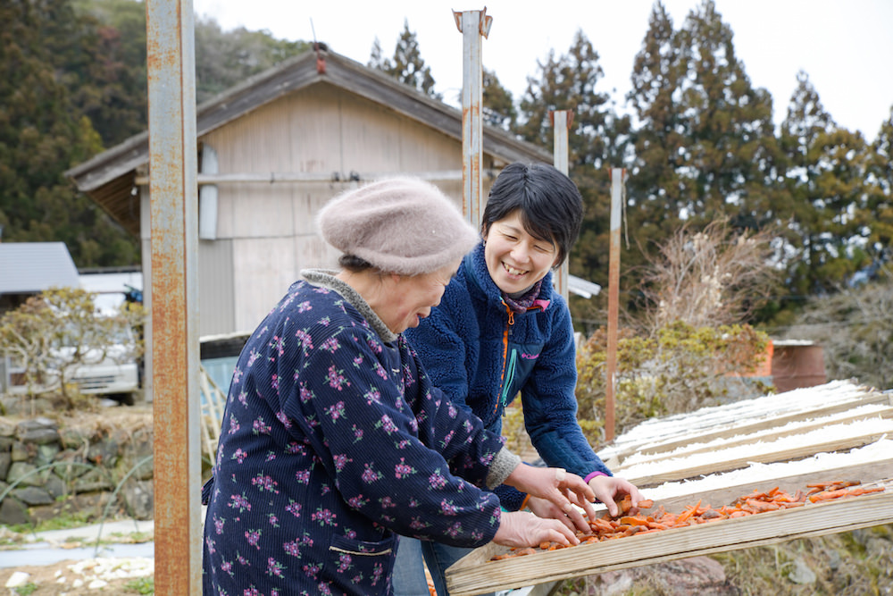 高知県嶺北地方和田農園にて