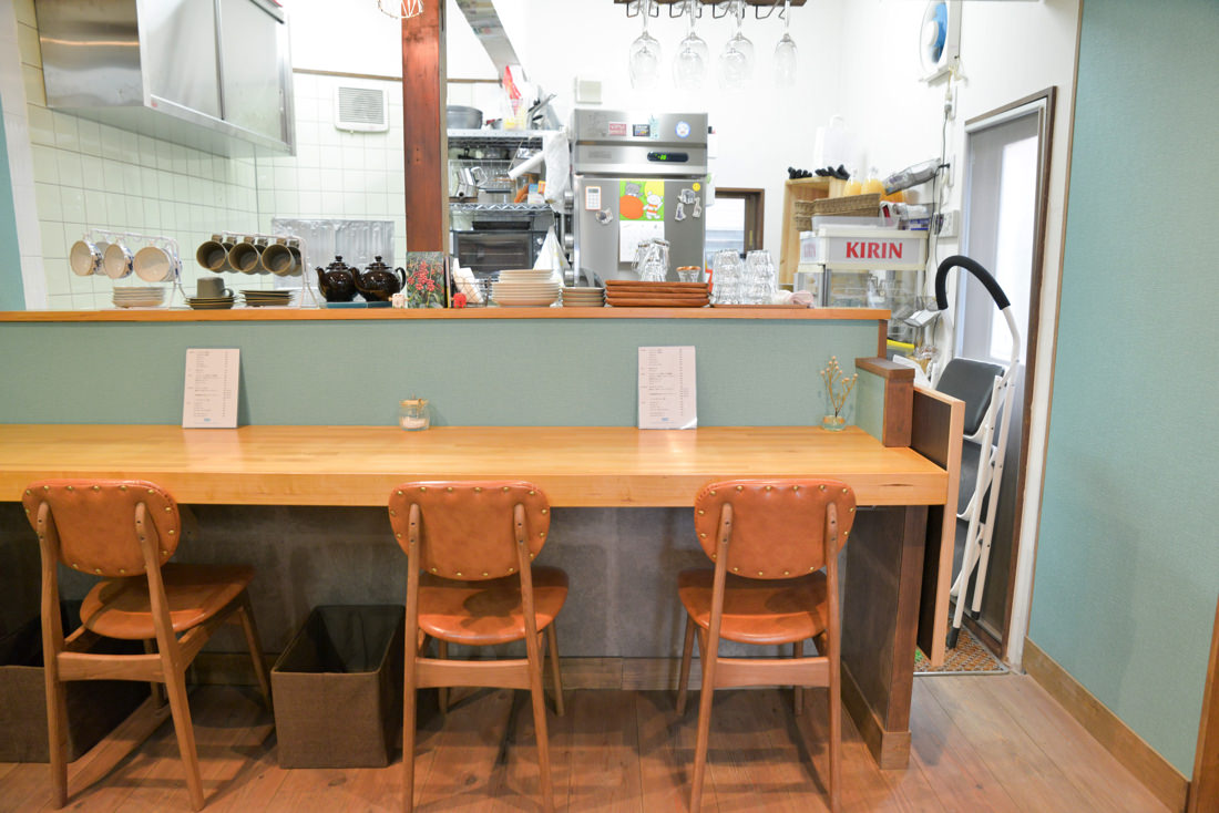 「Title」の店内にあるカフェ